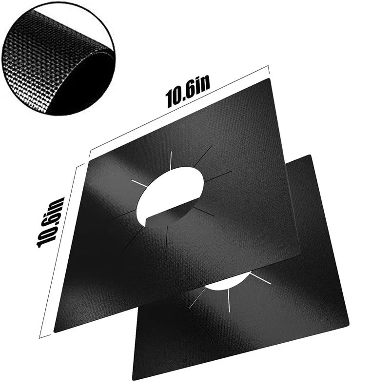 Stove Splatter Guard – Non-Stick Gas Range Protector Mat, Heat-Resistant Cooktop Liner for Easy Cleaning