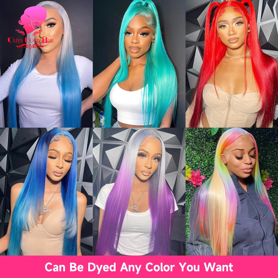 38 Inch 613 Blonde Straight 360 Lace Frontal Wig – 250% Density Human Hair