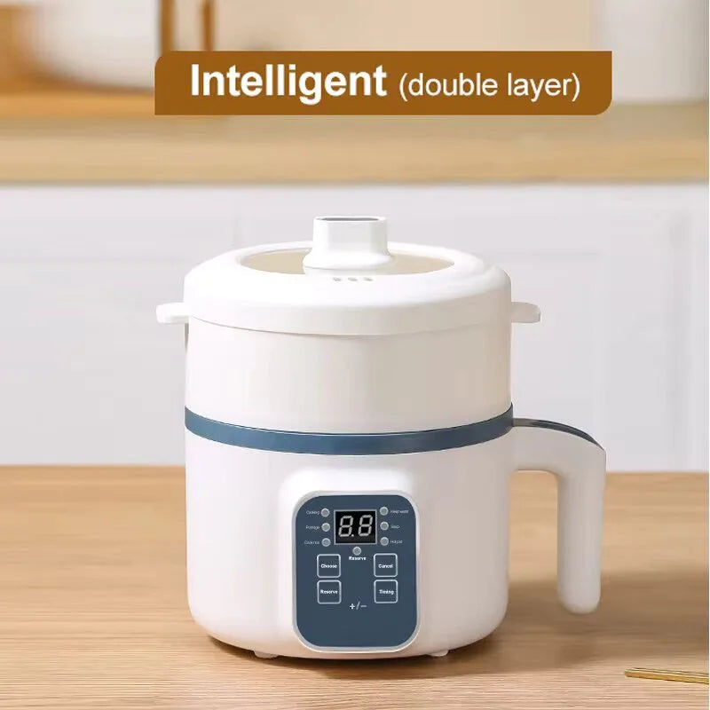 Electric Hot Pot Cooker – Non-Stick Multifunction Rice & Soup Maker for 1–2 People