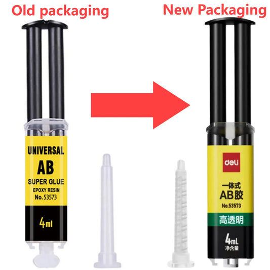 Epoxy Resin AB Glue – Waterproof Fast Adhesive for Wood, Metal & Plastic Repair (4/25ml)