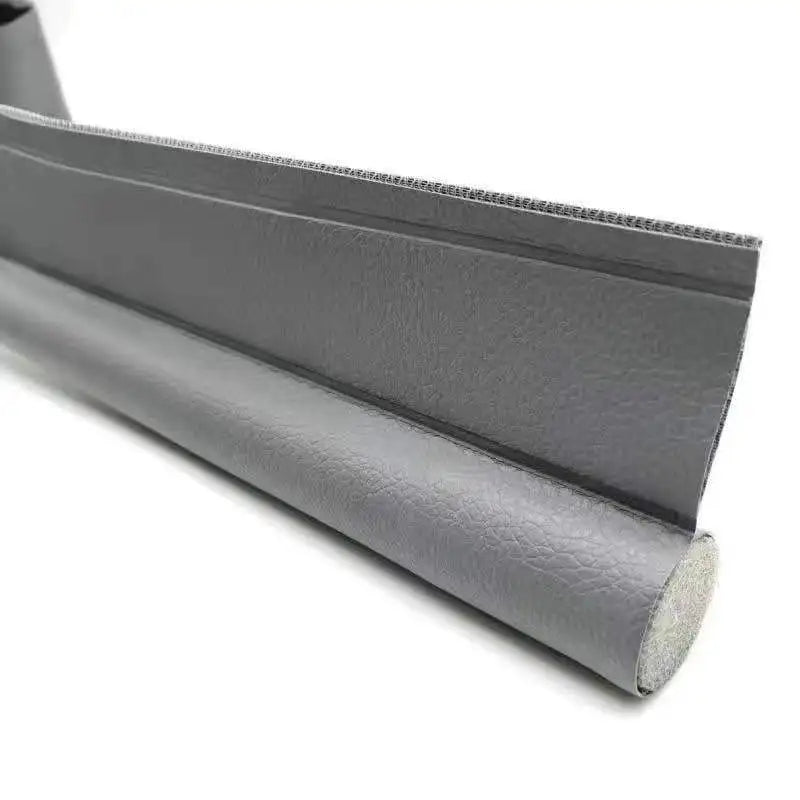 Adjustable Door Bottom Seal Strip | PU Leather Weather Blocker & Draft Stopper – Anti-Cold Gap Protector