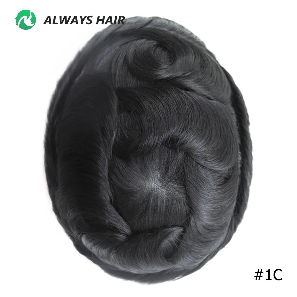 Australia Toupee for Men | French Lace & PU Base Human Hair System