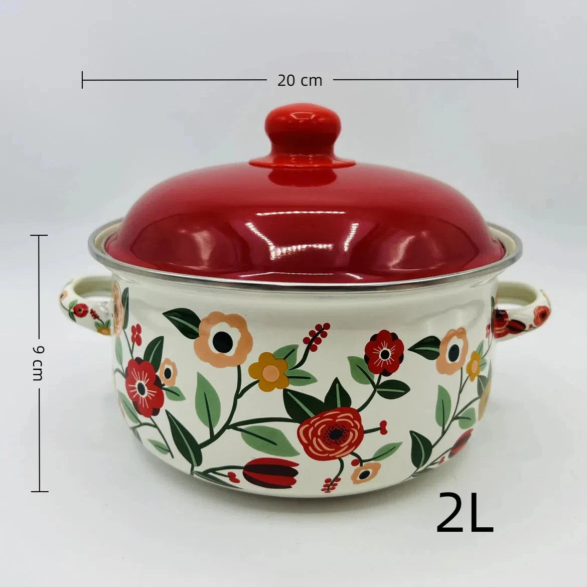 Enamel Stew Pot β Thickened Non-Stick Stock Pot for Soup & Noodles