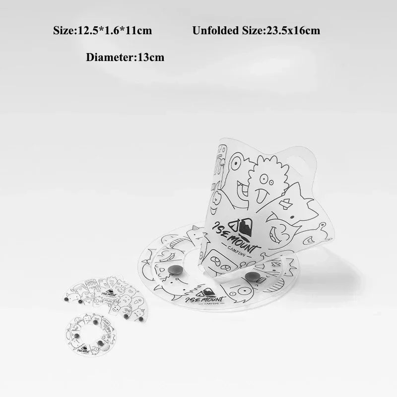 Outdoor Folding Tableware Set – Portable Bowl, Plate & Cup for Camping