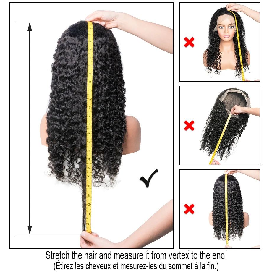 eep Wave Water Wave HD Lace Front Human Hair Wig | Transparent Lace 13x6 / 13x4 (30–40 Inch)