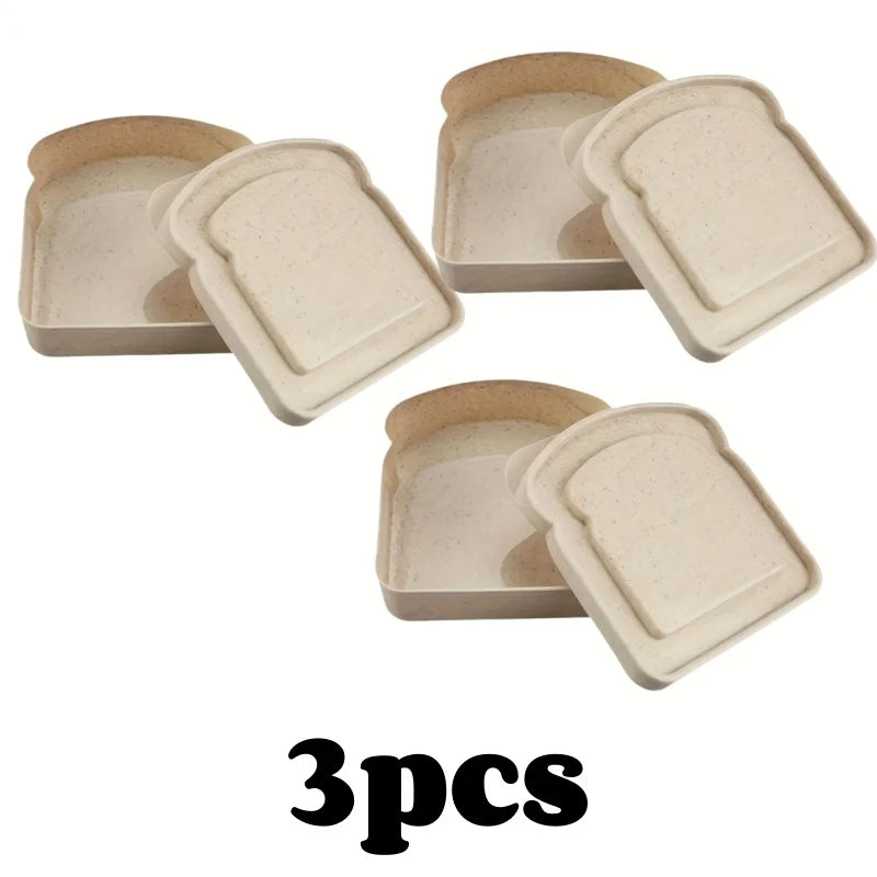 Reusable Bento Sandwich Box – BPA-Free Stackable Lunch Container with Lid