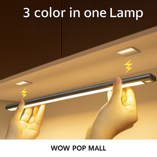 Wireless Motion Sensor LED Light – USB Rechargeable Night Lamp for Closet, Cabinet & Kitchen