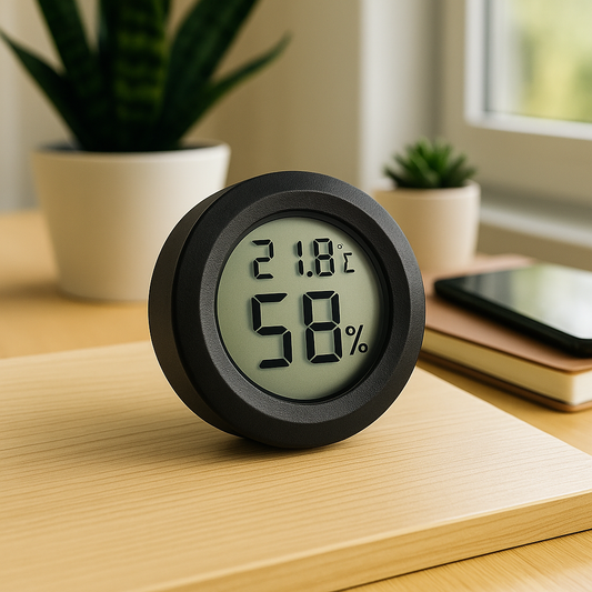 Mini Digital Hygrometer & Thermometer – Indoor Temperature & Humidity Monitor (°C/°F)