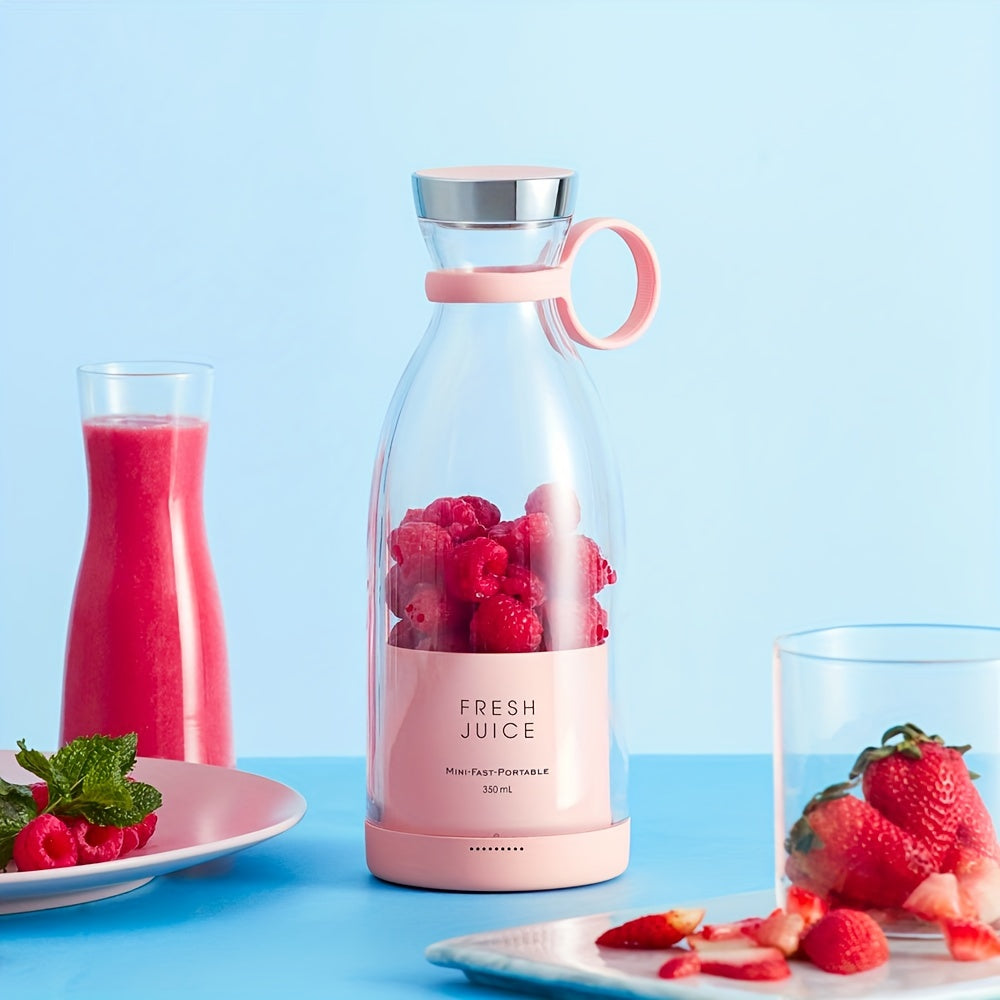 Portable Mini Electric Fruit Blender – On-the-Go Smoothies Made Easy