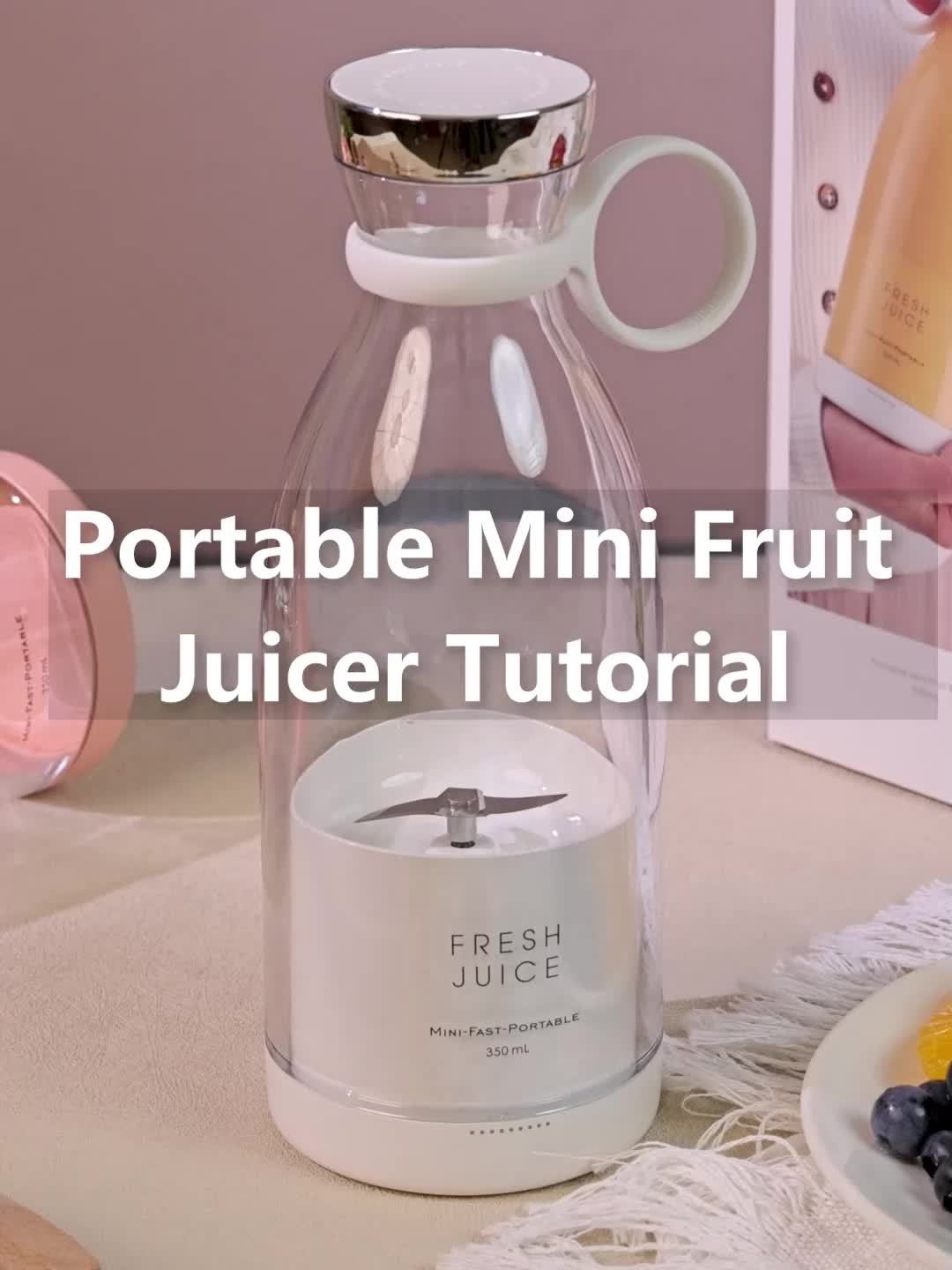Portable Mini Electric Fruit Blender – On-the-Go Smoothies Made Easy