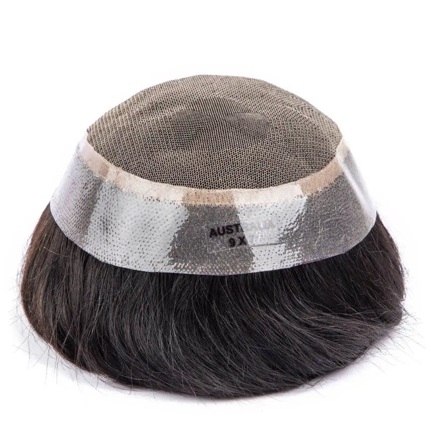 Men's Lace & PU Base Toupee | Australia Base Hair System for Men