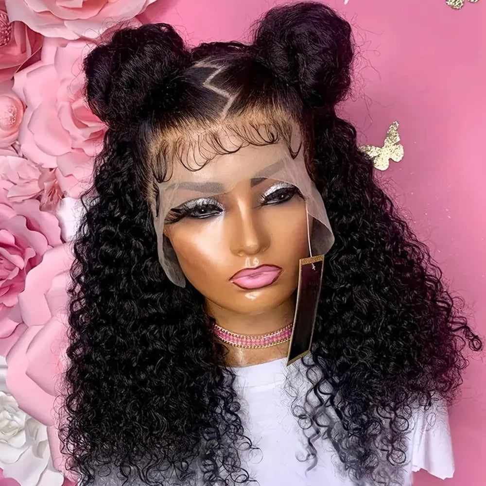12A Kinky Curly HD Transparent Lace Front Wig 13x4/13x6 – 100% Brazilian Human Hair