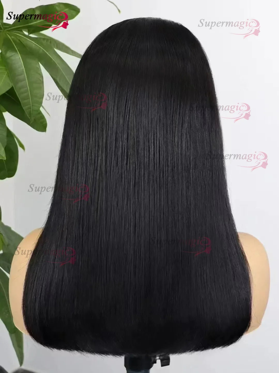 300% Density 13x4 Transparent Lace Frontal Straight Bob Wig – Raw Vietnamese Human Hair Wig for Women