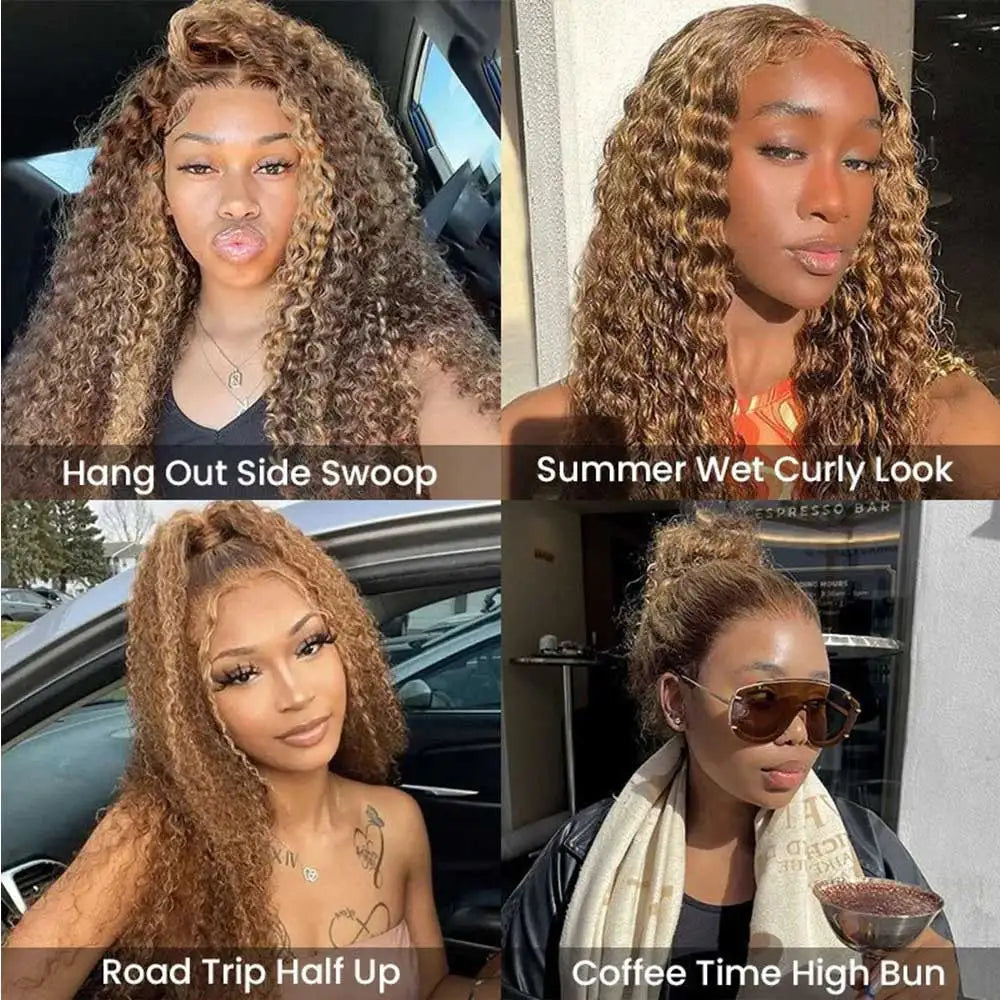 Invisi Strap 360 Full HD Lace Frontal Wig – 30" Deep Wave (250 Density) Chocolate Brown Brazilian Remy Human Hair