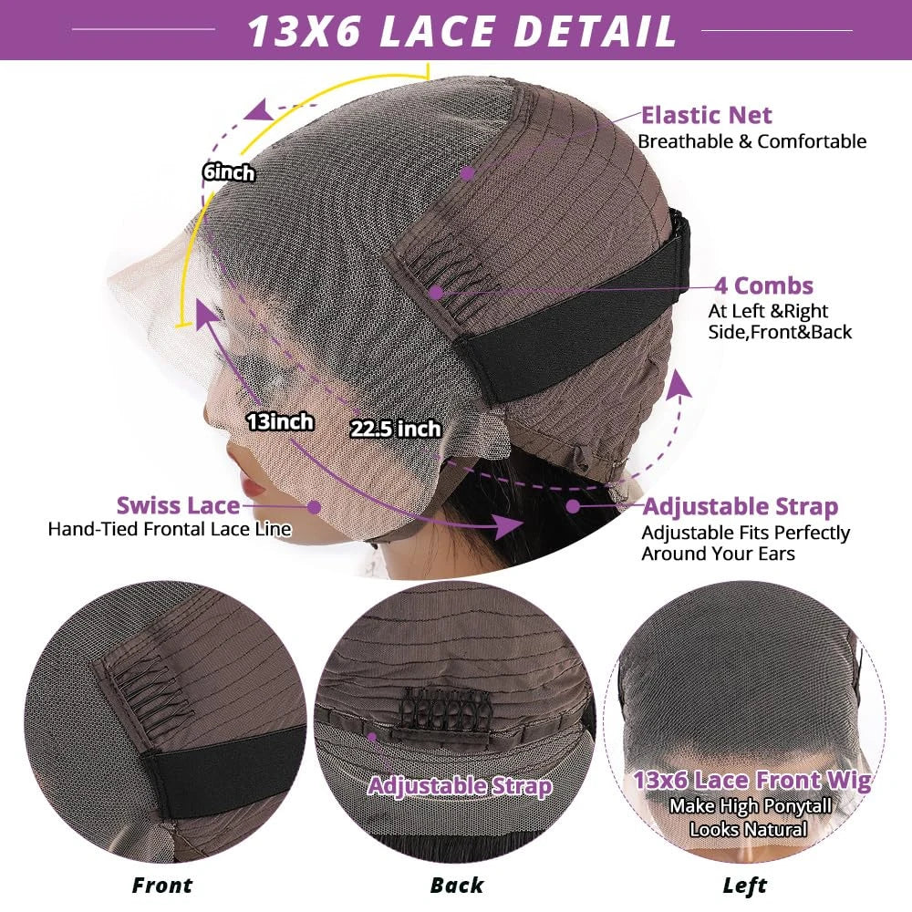 12A Kinky Curly HD Transparent Lace Front Wig 13x4/13x6 – 100% Brazilian Human Hair