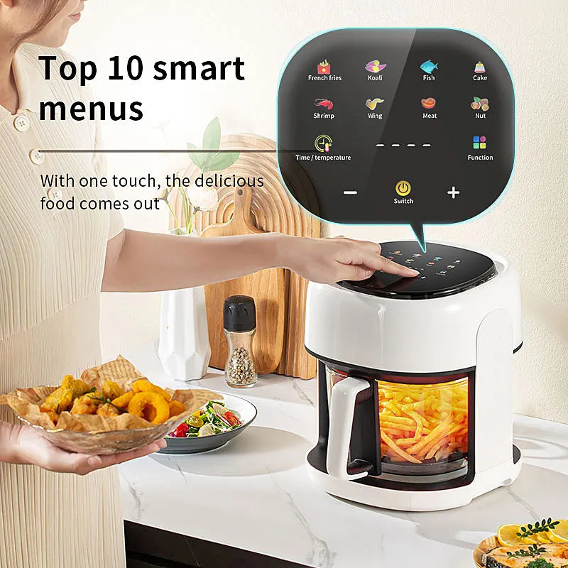 Smart 10L Air Fryer Oven — Healthy, Oil-Free, and 360° Crisp Cooking