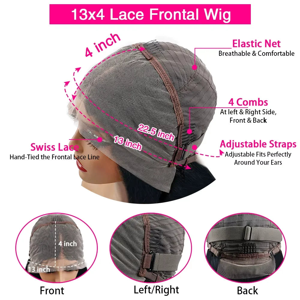 Brazilian 230% 99J Bouncy Curly Bob 13x4 HD Lace99J Burgundy Curly Bob 13x4 HD Lace Front Human Hair Wig (230% Density) Front Human Hair Wigs 99J Burgundy Body Wave Bob Wig Short Curly Human Hair Wig