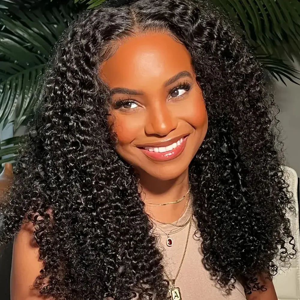12A Kinky Curly HD Transparent Lace Front Wig 13x4/13x6 – 100% Brazilian Human Hair