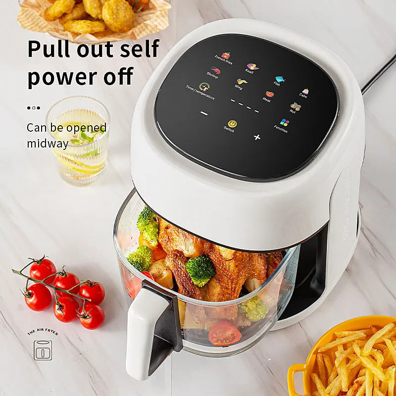 Smart 10L Air Fryer Oven — Healthy, Oil-Free, and 360° Crisp Cooking
