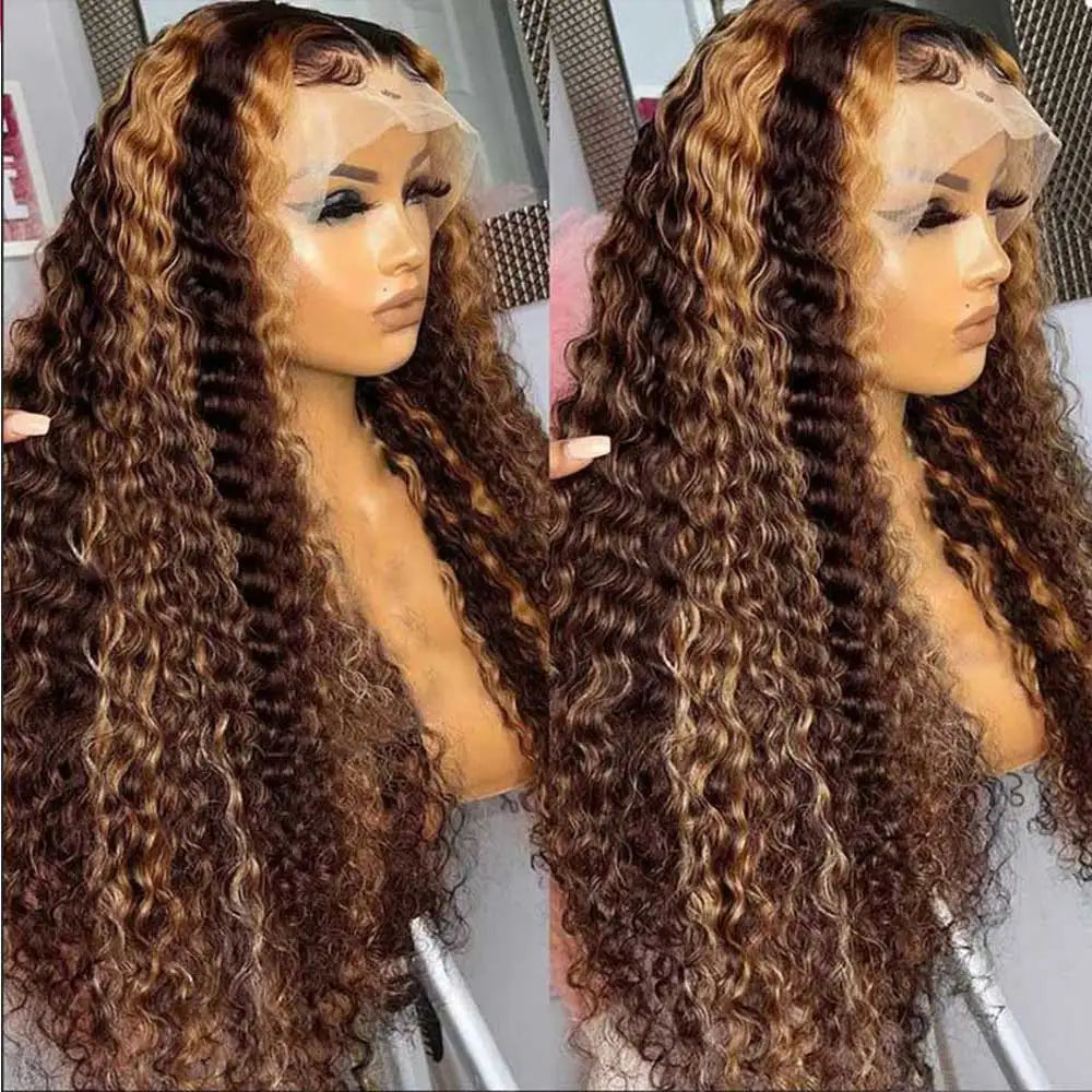 Invisi Strap 360 Full HD Lace Frontal Wig – 30" Deep Wave (250 Density) Chocolate Brown Brazilian Remy Human Hair