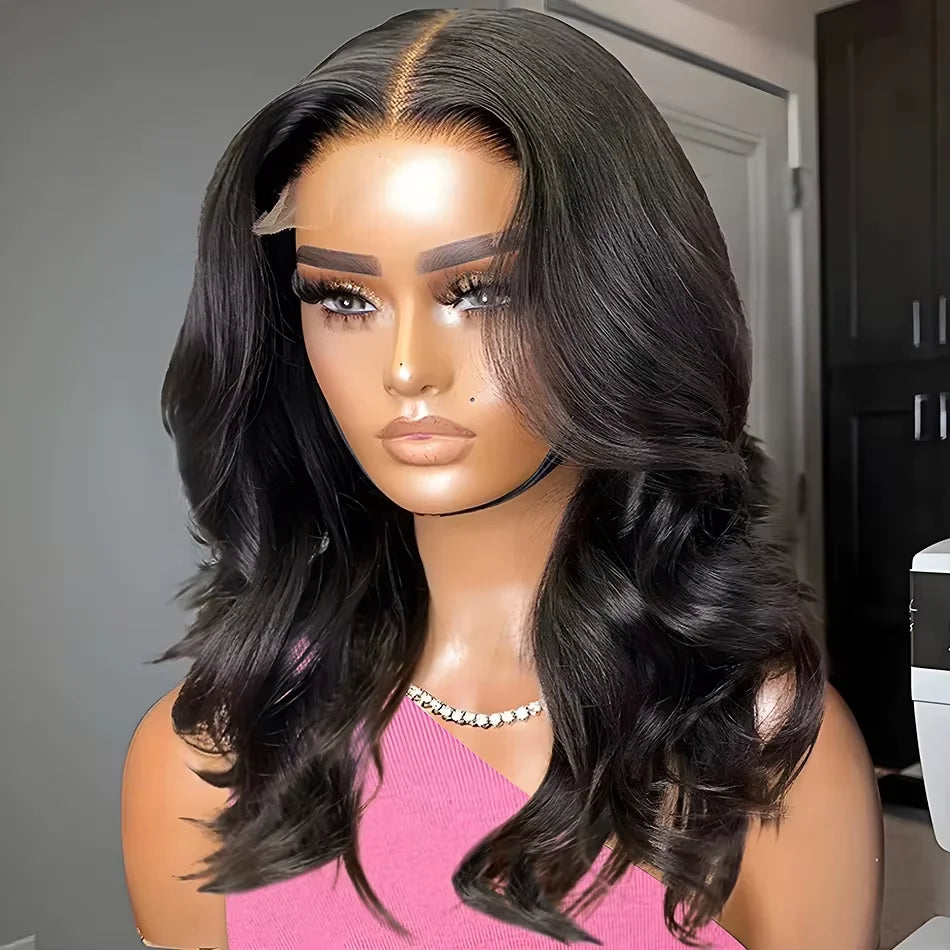 250% Density Body Wave HD Lace Frontal Bob Wig (13x4) – Glueless Brazilian Remy Human Hair