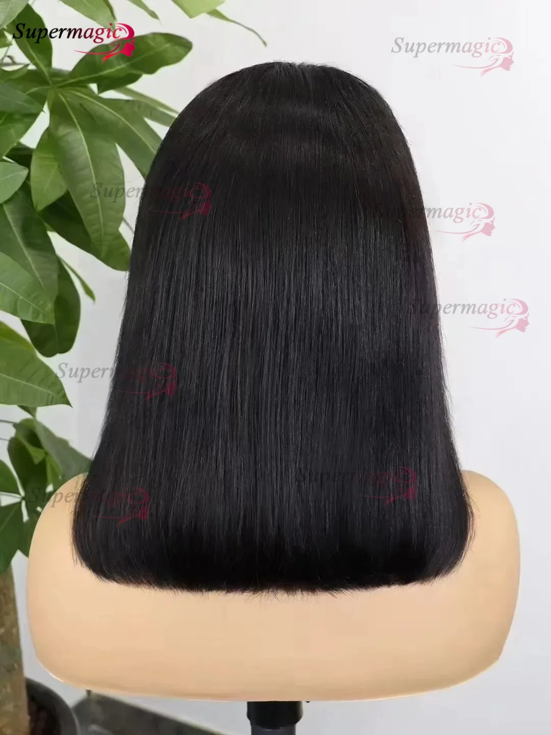 300% Density 13x4 Transparent Lace Frontal Straight Bob Wig – Raw Vietnamese Human Hair Wig for Women