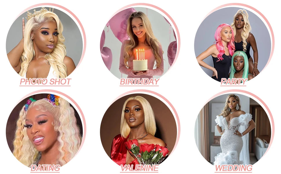 613 Blonde Deep Loose Wave HD Lace Frontal Wig – 13x4 / 13x6 Transparent Human Hair Wig