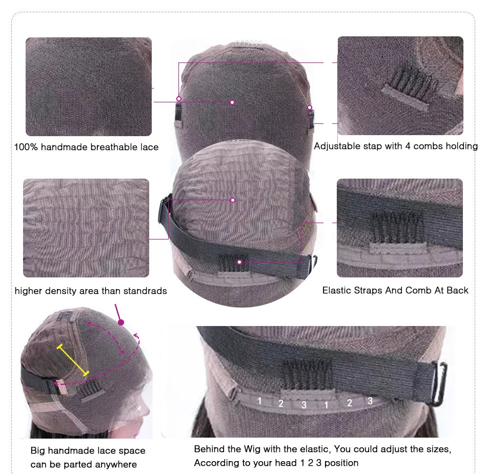 13x6 HD Lace Front Light Pink Body Wave Wig | 100% Human Hair Long Wig for Women