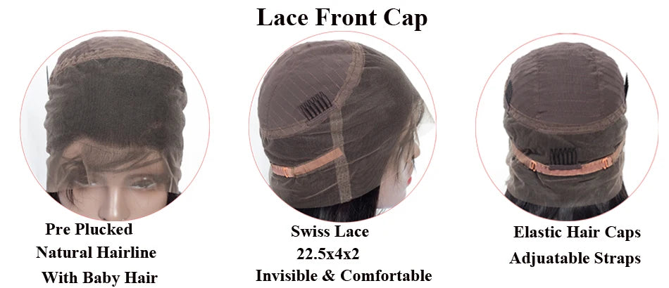 13×6 Loose Deep Wave Wig HD Lace Frontal Wigs Pre Plucked Glueless 13X6 HD Lace Human Hair Wigs Deep Wave 5x5 Closure Wig