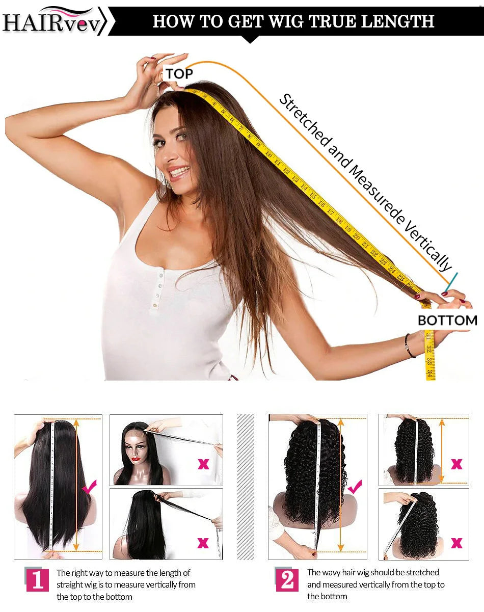 Chocolate Brown Deep Wave Curly HD Lace Front Human Hair Wig (13x6 / 13x4, Long Length)