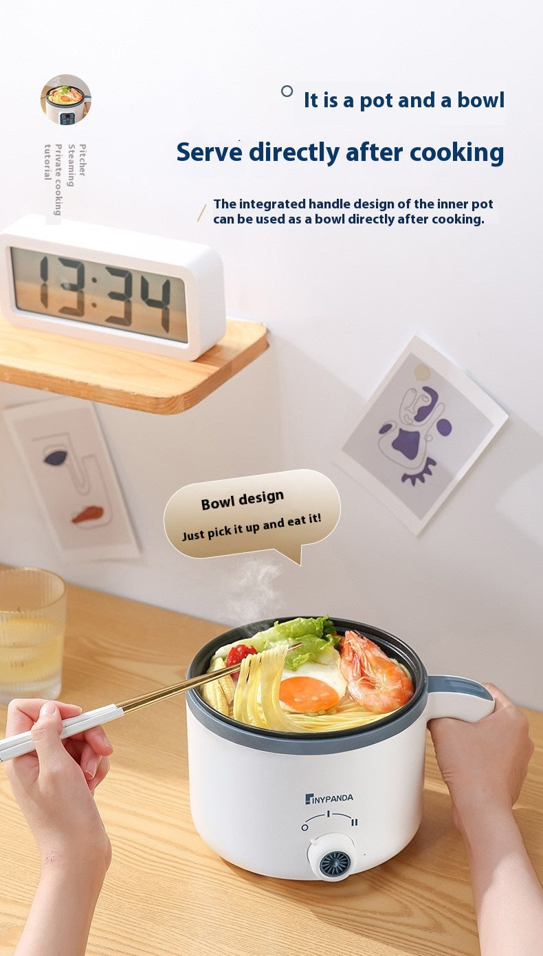 Electric Hot Pot Cooker – Non-Stick Multifunction Rice & Soup Maker for 1–2 People