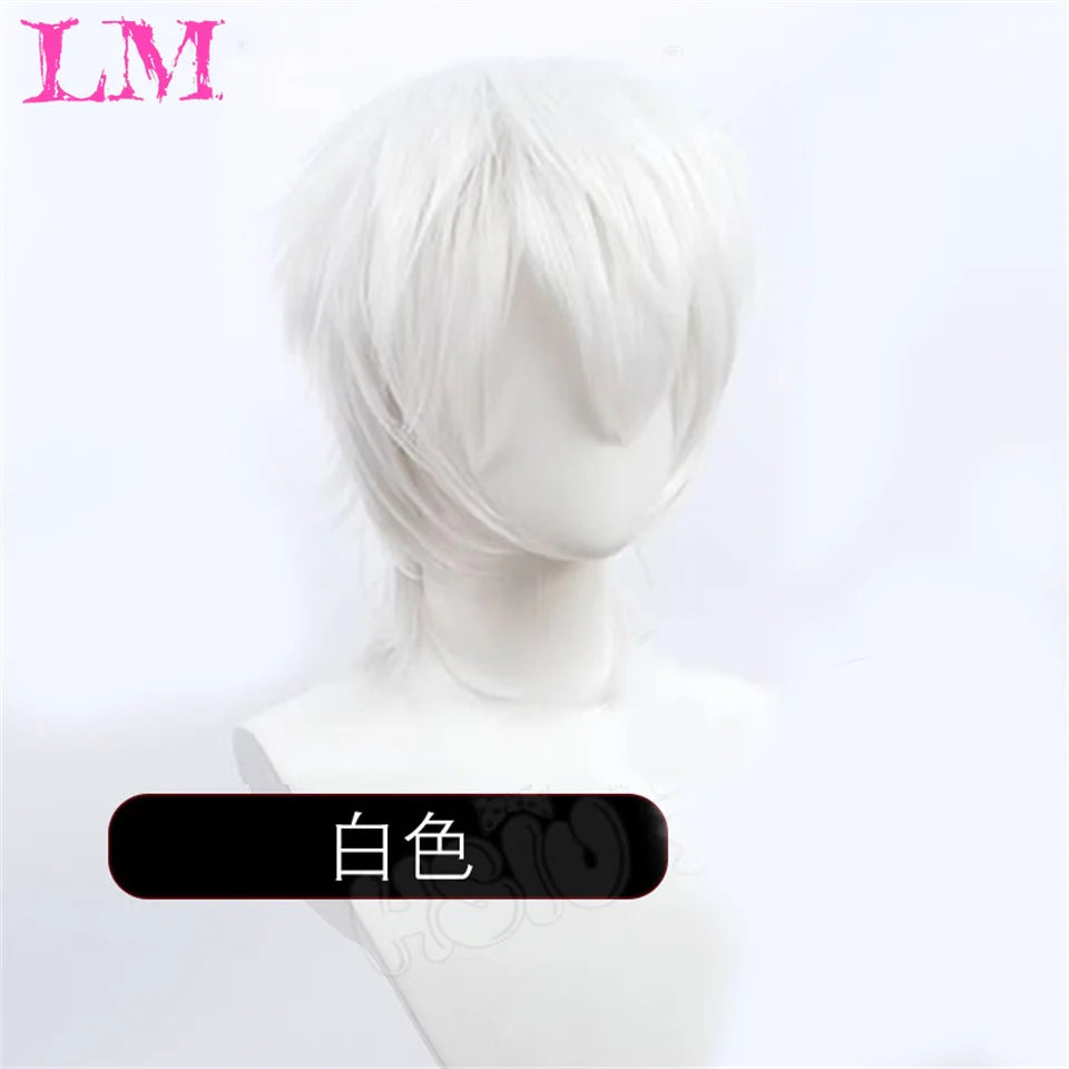 Wolf Cut Synthetic Wig with Bangs – Choppy Layered Style for Men & Women