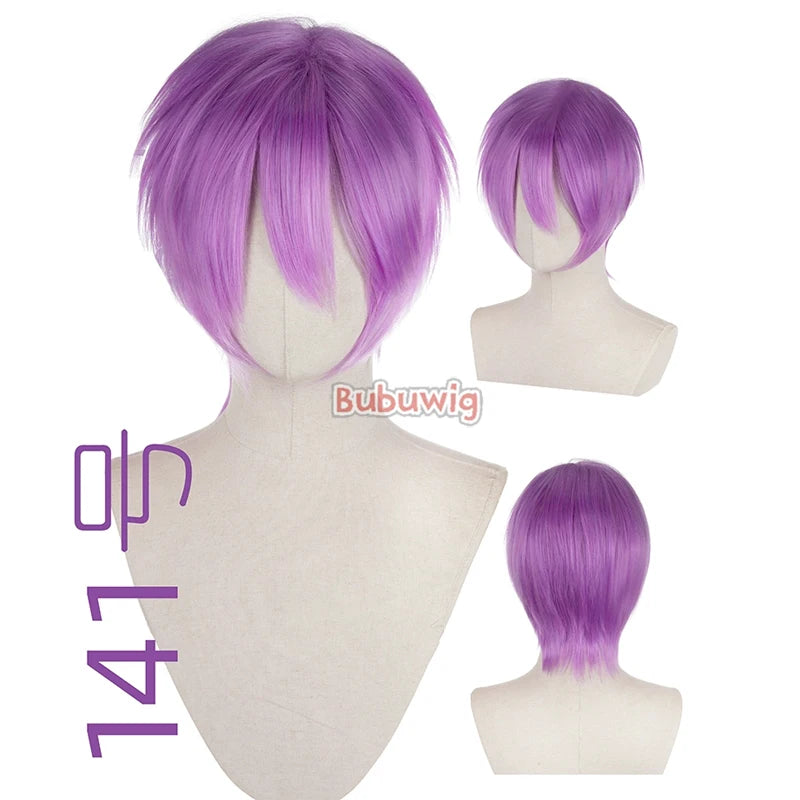 Bubuwig Synthetic Hair Short Straight Cosplay Wig – 70+ Colors, 12 Inch