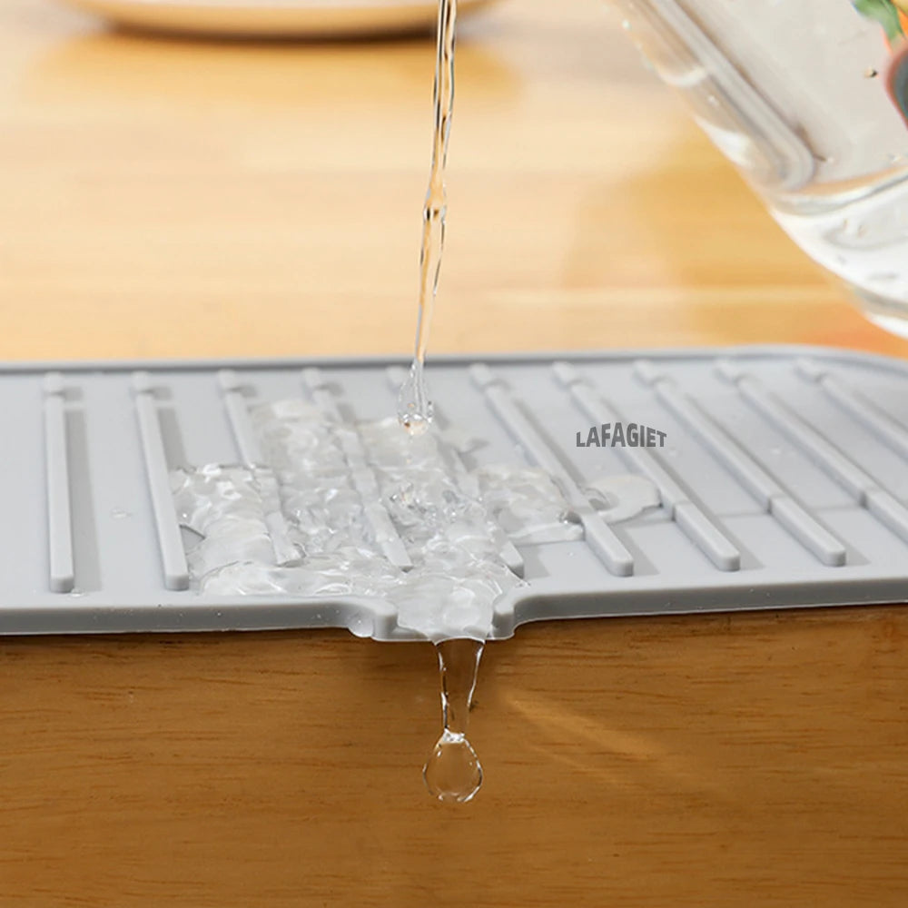 Silicone Faucet Drip Mat – Sink Splash Guard & Heat-Resistant Drain Pad for Kitchen and Bathroom