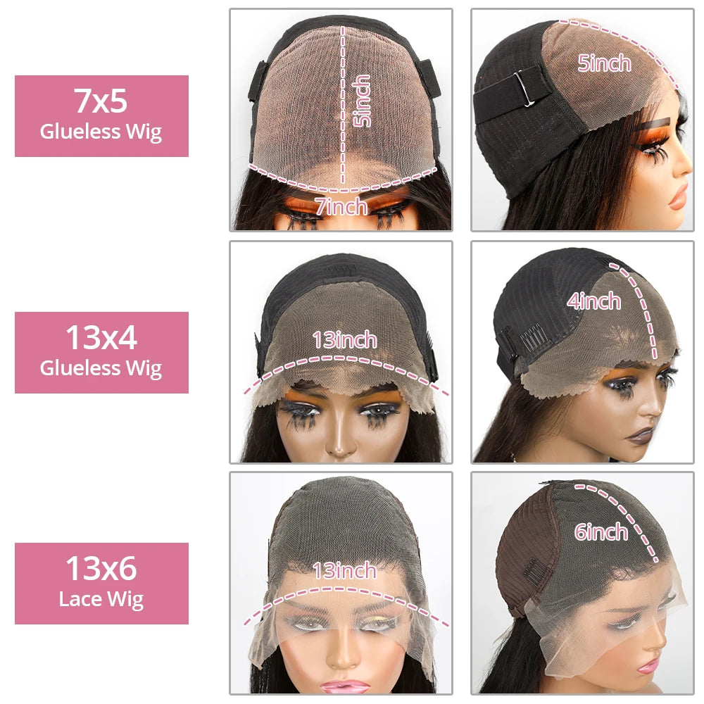 300% High Density HD Lace Front Wig (13x4 / 13x6) – Brazilian Remy Deep Wave Human Hair, Glueless (40–50 Inch)