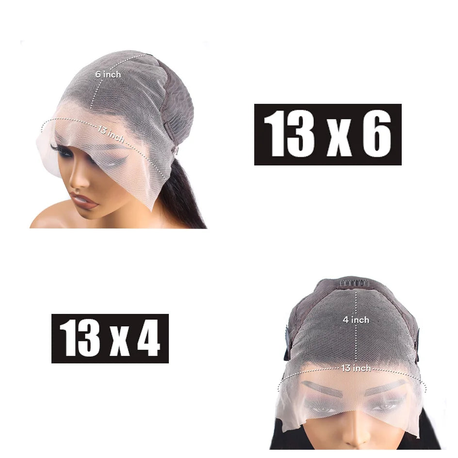 Varlea 200% Density 1B/30 Deep Wave Highlight Lace Front Wig – 13x6 HD Frontal, Brazilian Human Hair (26–40 inch)