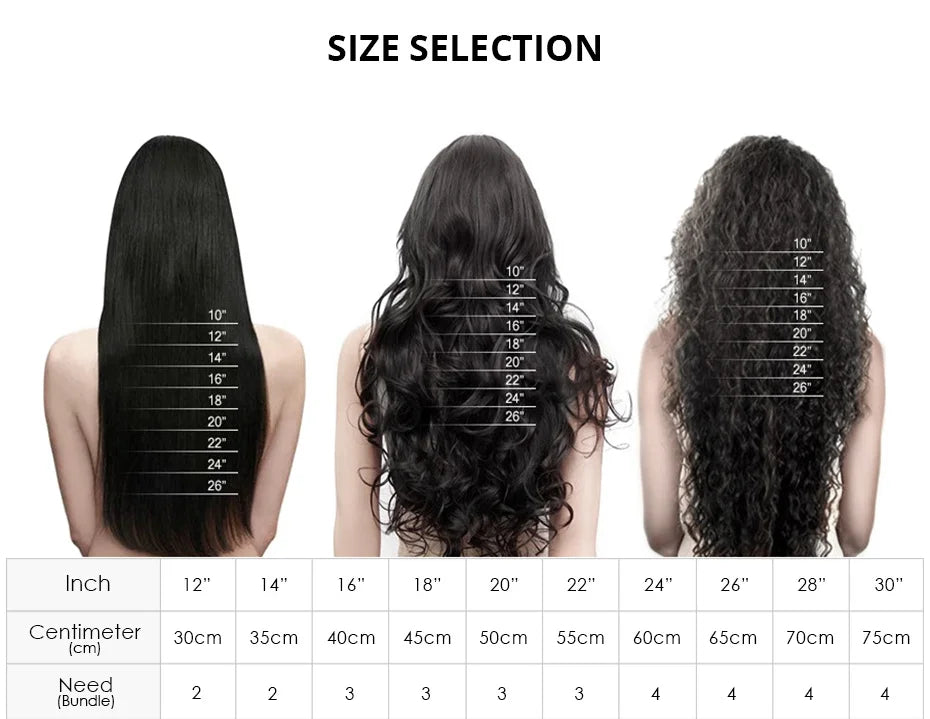 30 & 40 Inch Loose Deep Wave Lace Frontal Wig – 13x6 HD, 360 Full Lace, 250% Density
