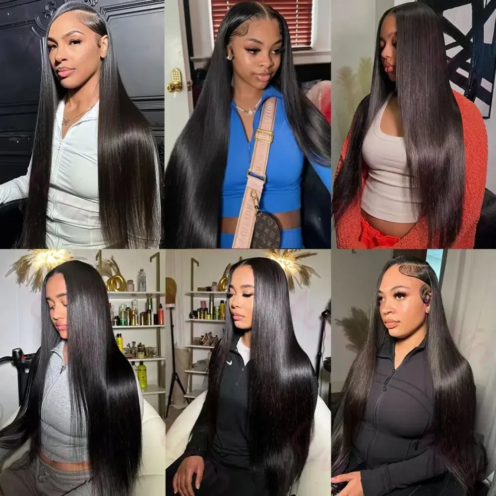 Bone Straight HD Lace Front Human Hair Wig · 13x6 / 13x4 · 200 Density · 26+ Inch