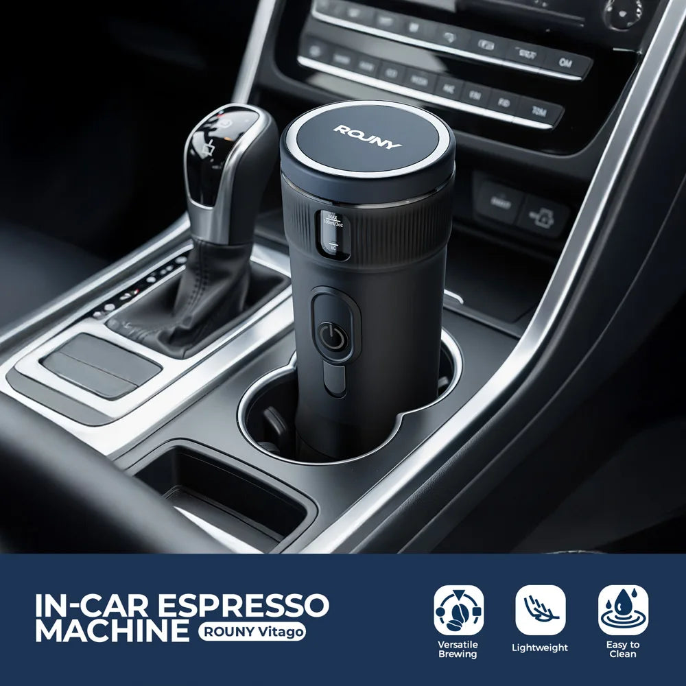 Portable 12V Espresso Coffee Maker – Compact Travel Machine for Car, Camping & Outdoors