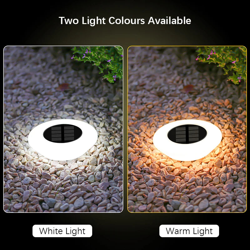 Solar Ground Lights 14LED | Waterproof Outdoor Pathway & Garden Landscape Lights – 1/4 Pack
