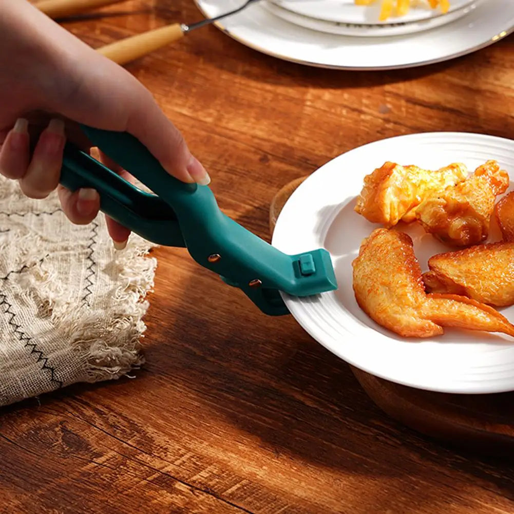 Heat-Resistant Silicone Clip – Non-Slip Kitchen Tongs & Handle Tool