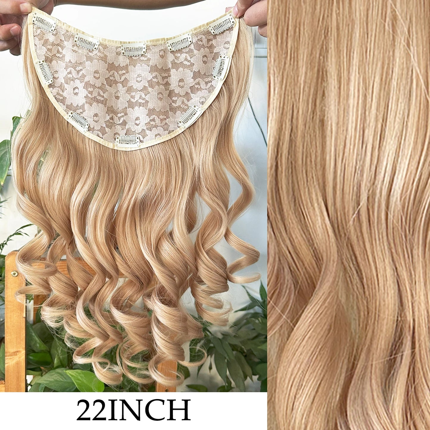 7Pcs Clip-in Hair Extensions | 24 Inch Straight | 60 Colors | Heat Resistant Fiber