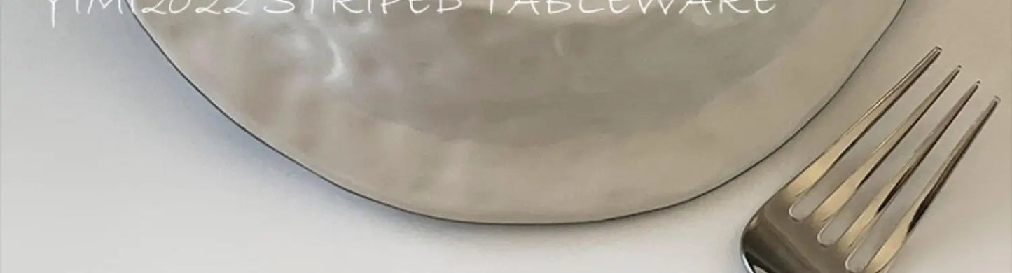 Ins Style Striped Ceramic Bowl – Handcrafted Black & White Tableware for Breakfast, Noodles, Fruits & Desserts