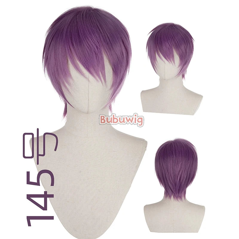 Bubuwig Synthetic Hair Short Straight Cosplay Wig – 70+ Colors, 12 Inch