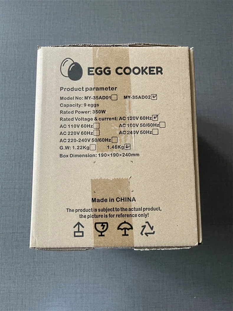 Electric Double-Layer Egg Cooker – Stainless Steel Egg Boiler Steamer