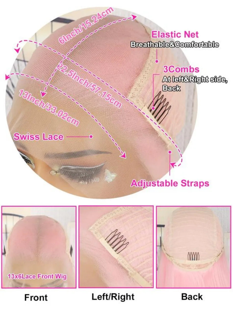 613 Blonde 13x6 HD Lace Frontal Body Wave Human Hair Wig – 40 Inch, 230% Density