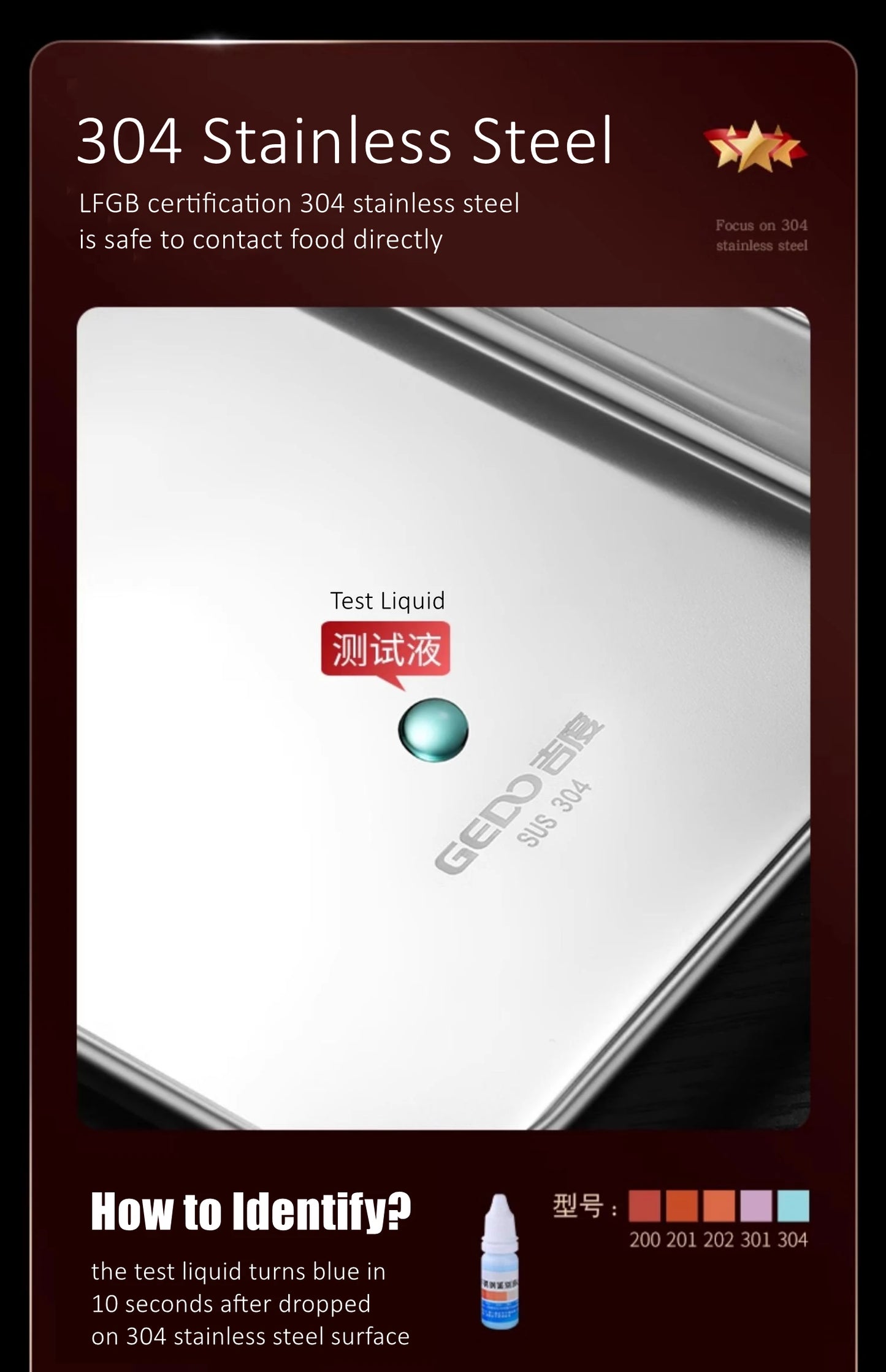 304 Stainless Steel Baking Tray – LFGB Certified, Fall-Resistant Steaming Dish (27–37.5cm Rectangular Pan)