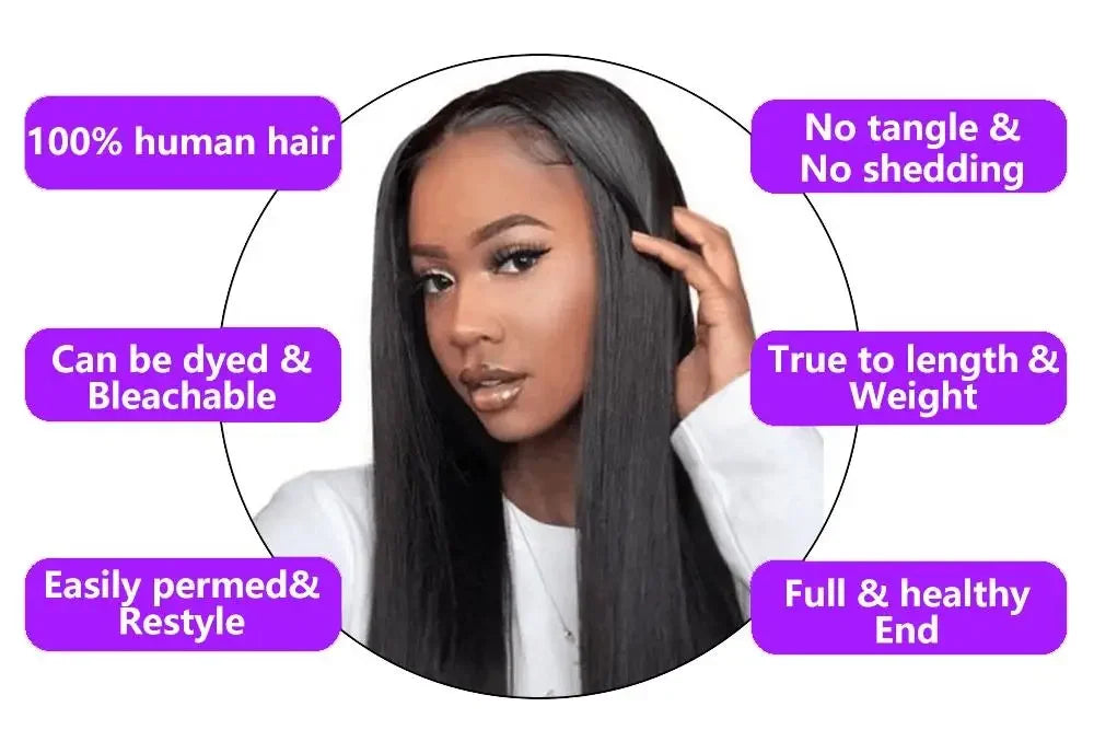 99J Burgundy Straight Lace Front Human Hair Wig – 13x4 / 13x6 HD Transparent, Glueless