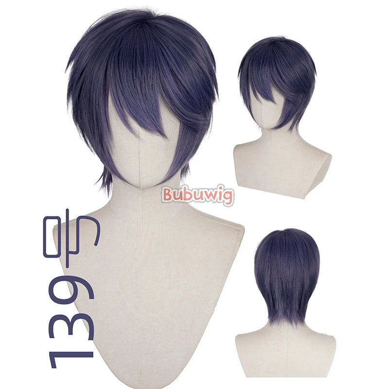 Bubuwig Synthetic Hair Short Straight Cosplay Wig – 70+ Colors, 12 Inch