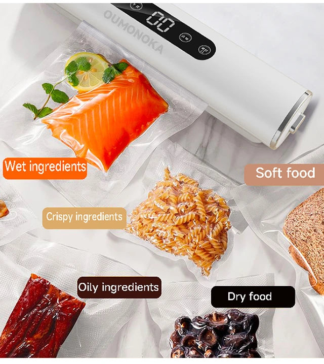 Multi-Mode Electric Food Vacuum Sealer Machine | Freshness Lock for Meat, Vegetables & Sous Vide – 30cm Seal Length